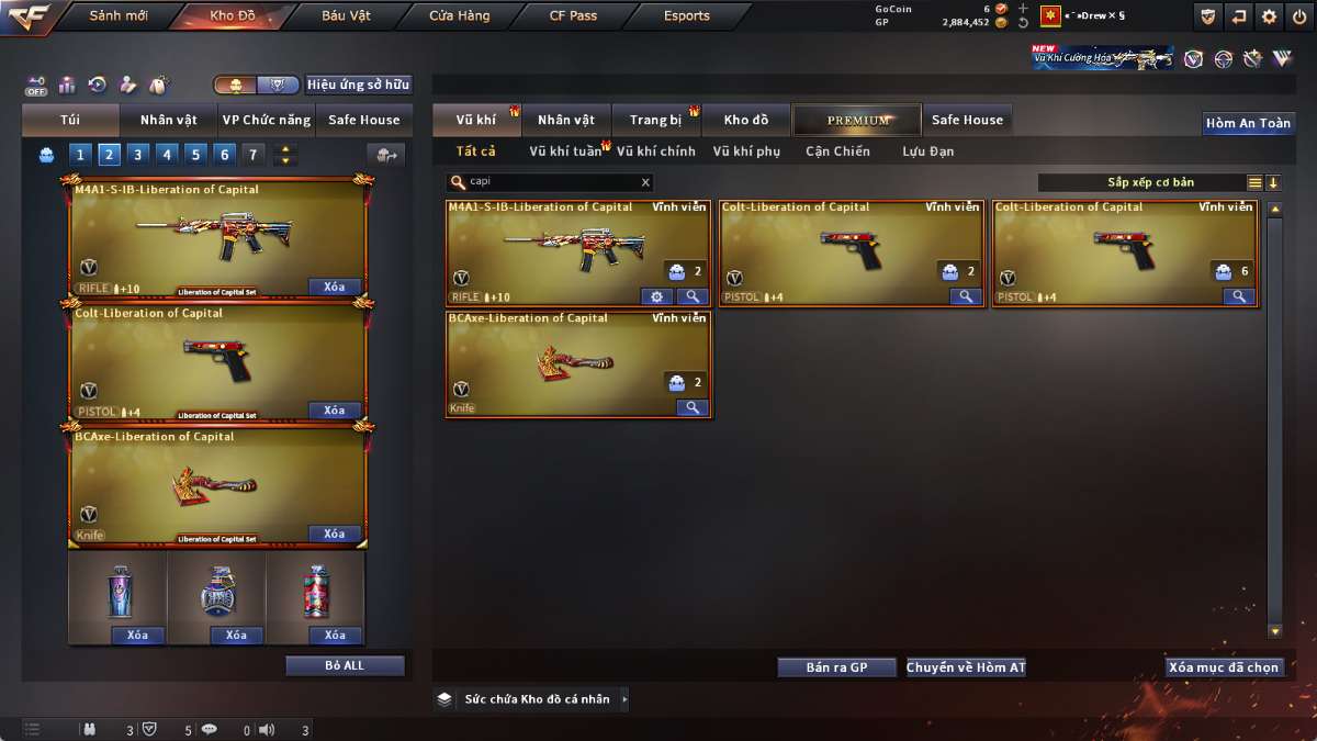 shop acc cf uy tin gia re